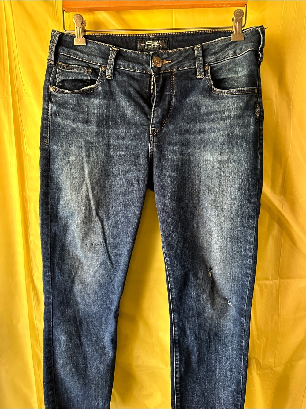 Silver Jeans Women's Dark Blue Skinny Jeans